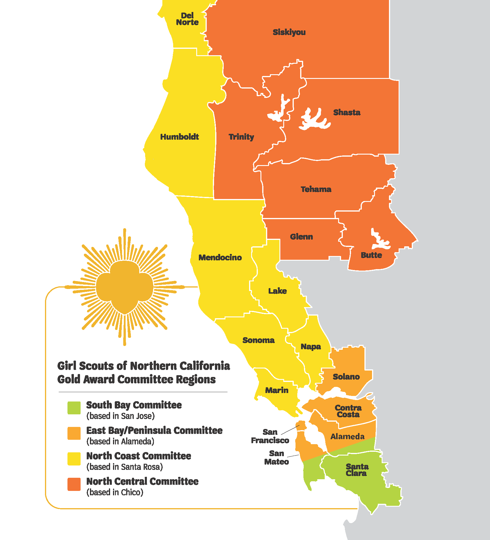 Gold Award Committee Regions