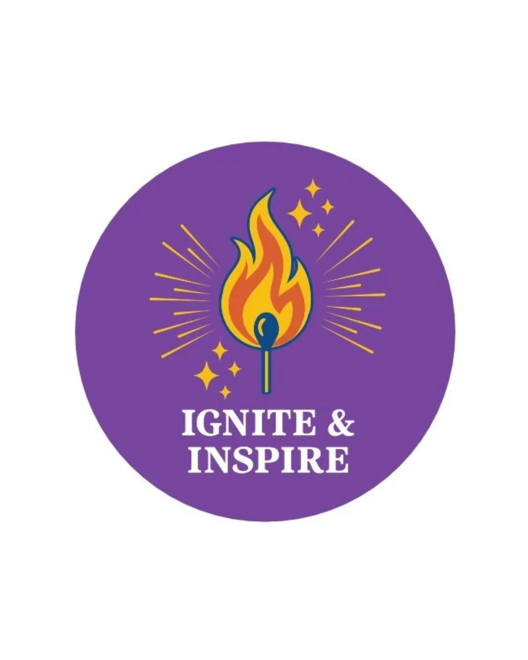 Ignite and Inspire event logo and patch design 